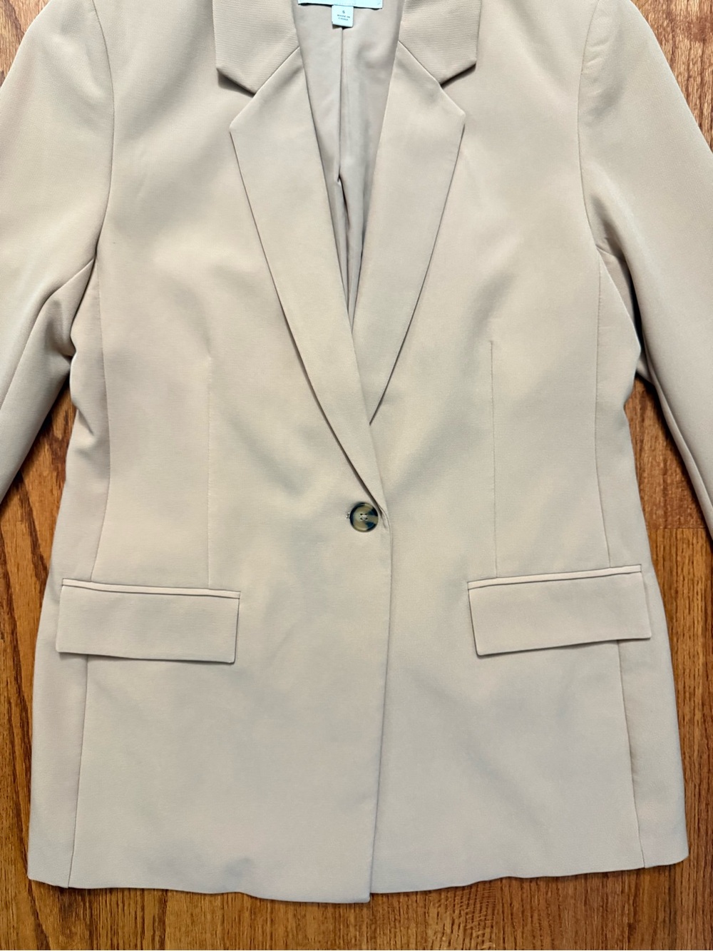 The Drop Blake Long Blazer in Praline size S - Picture 9 of 16